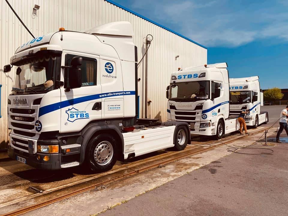 Lavage poids lourds à Gétigné